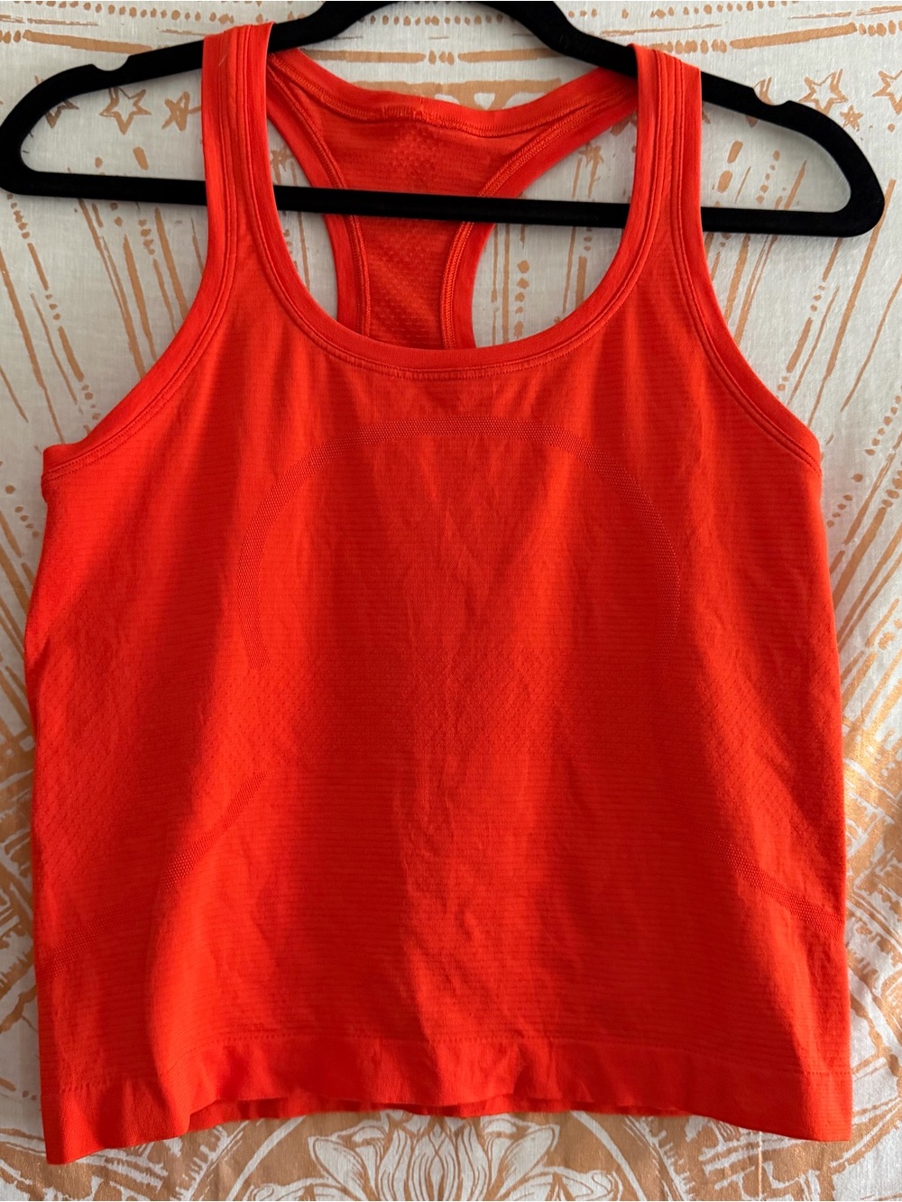 Lululemon Swiftly Tech Solar Orange Tank Top size 6